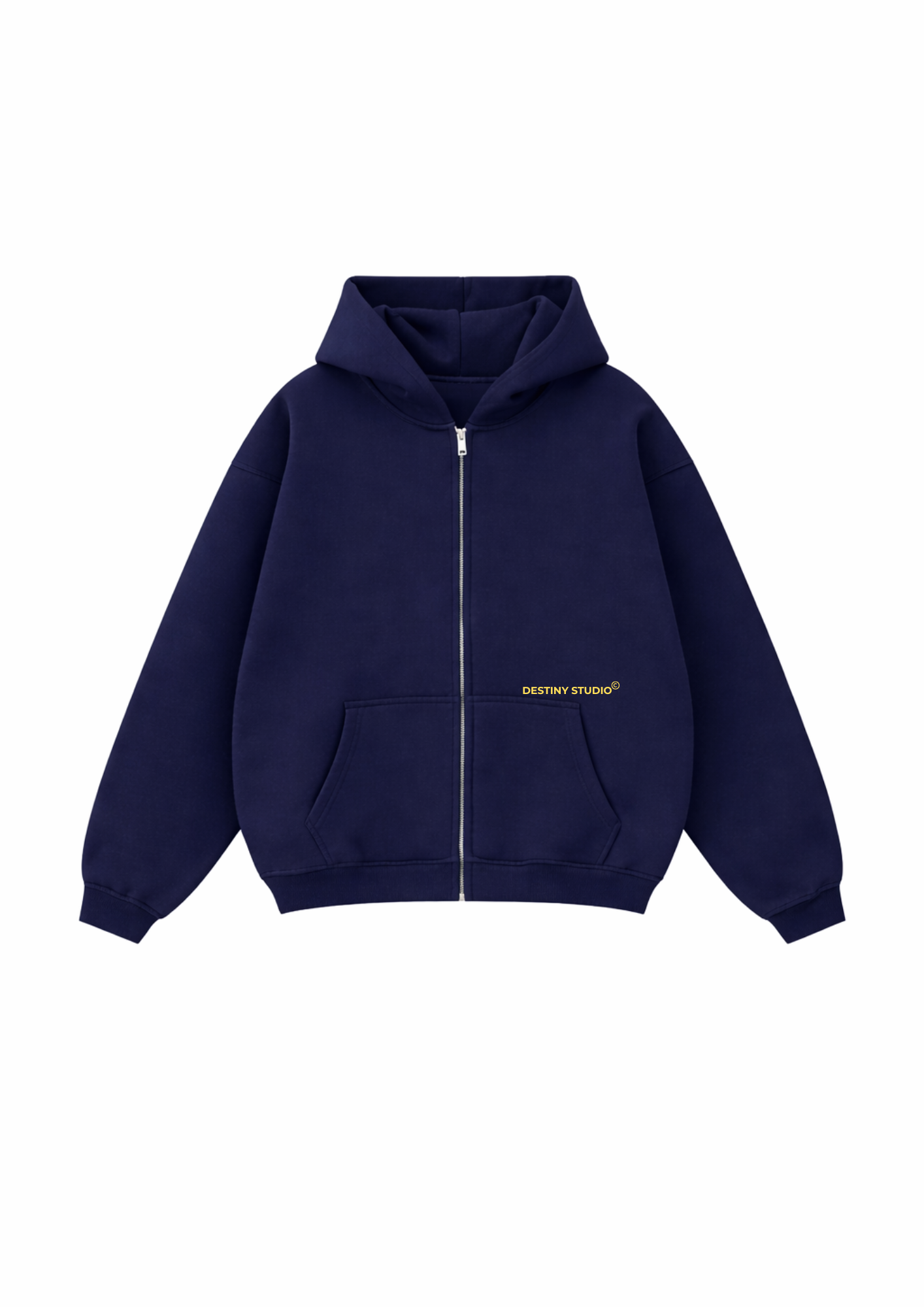 Navy Zip-up Hoodie