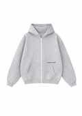 Grey Zip-up Hoodie